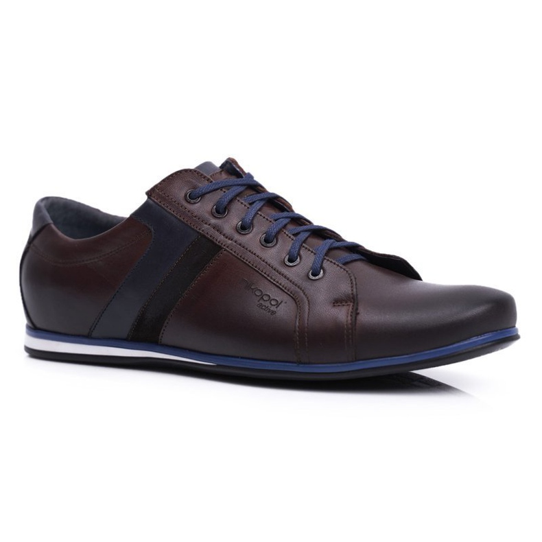 Pánské boty Brogues Casual Nikopol Leather Brown 1721 hnědý 1