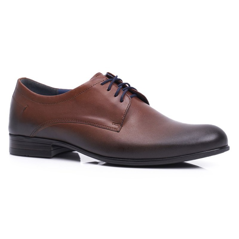 Pánské boty Brogues Casual Nikopol Leather Brown 1738 hnědý 1