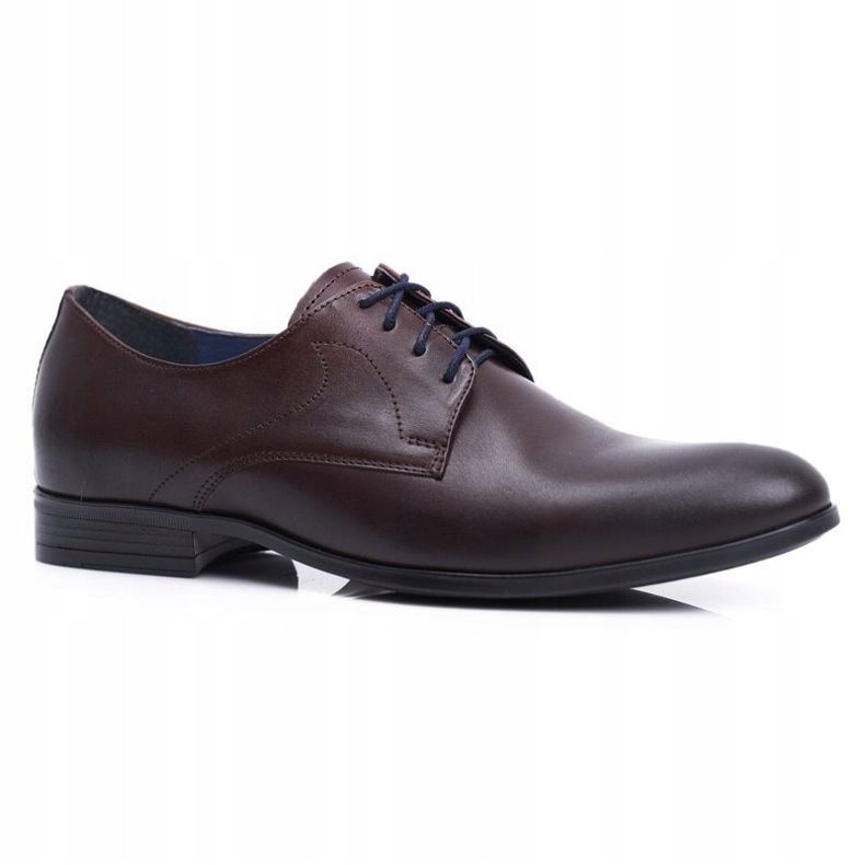 Pánské boty Brogues Casual Nikopol Leather Brown 1735 hnědý 1