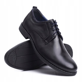 Pánské boty Brogues, ležérní, kůže Nikopol, černá 1726 černý 2