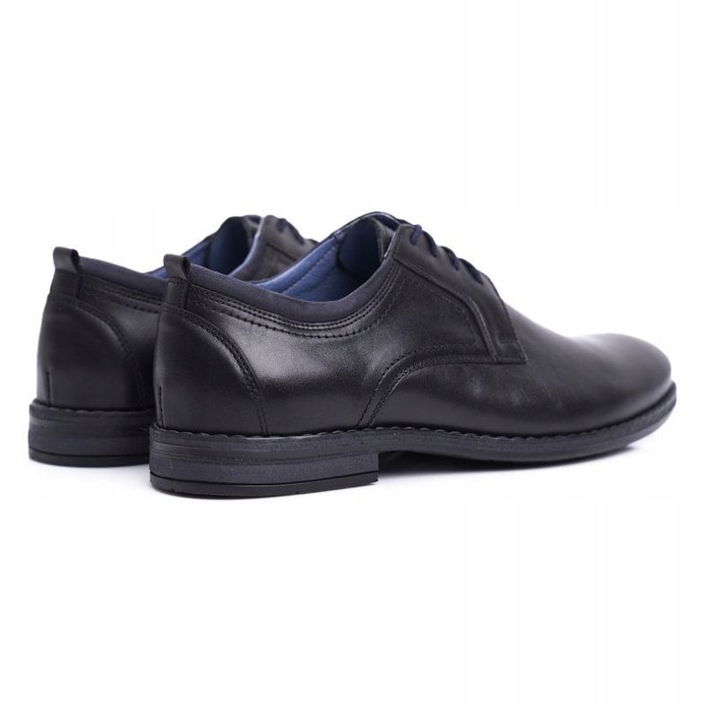 Pánské boty Brogues, ležérní, kůže Nikopol, černá 1726 černý 1
