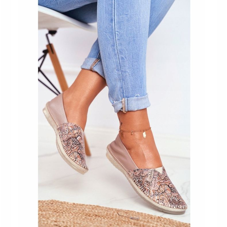 Dámské balerínky Maciejka kožené béžové 01930-59 / 00-0 béžový 2