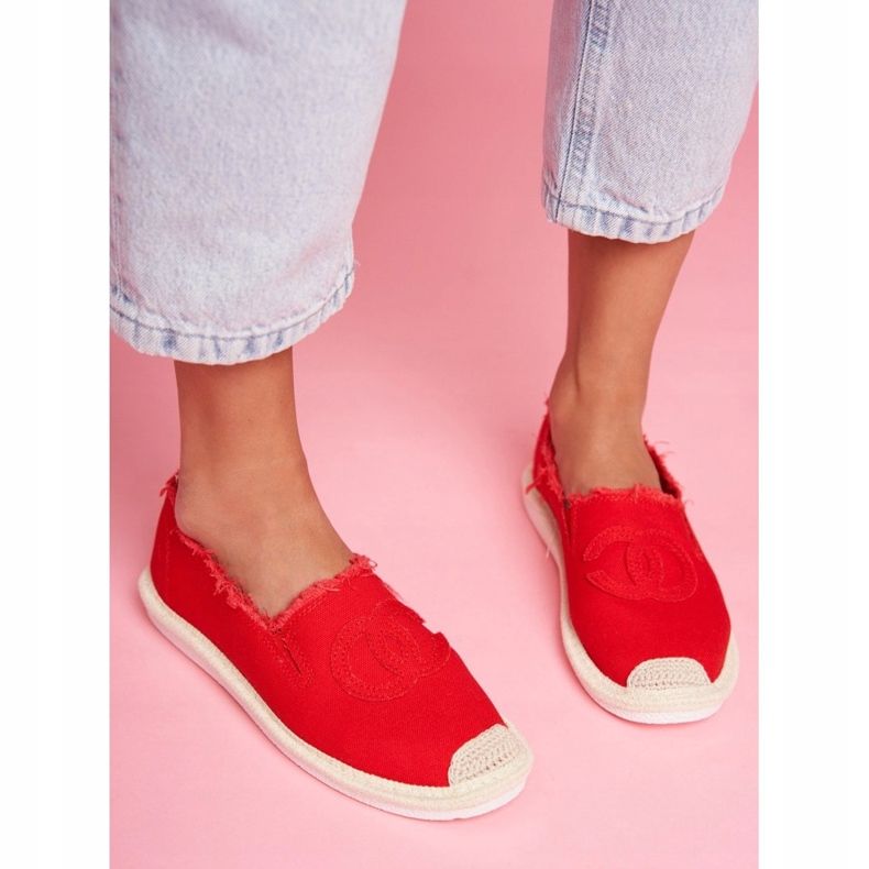 PS1 Dámské espadrilky Red Flaure červené 2