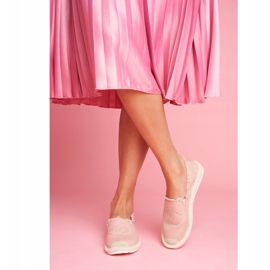 PS1 Dámské espadrilky v růžové barvě růžový 2