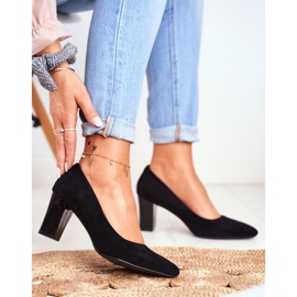 Dámské lodičky Sergio Leone PB403 semišová černá Herline 1