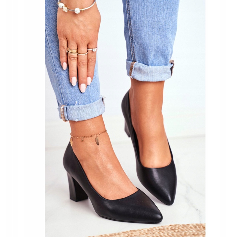 Dámské lodičky Sergio Leone PB403 Black Herline černá 2