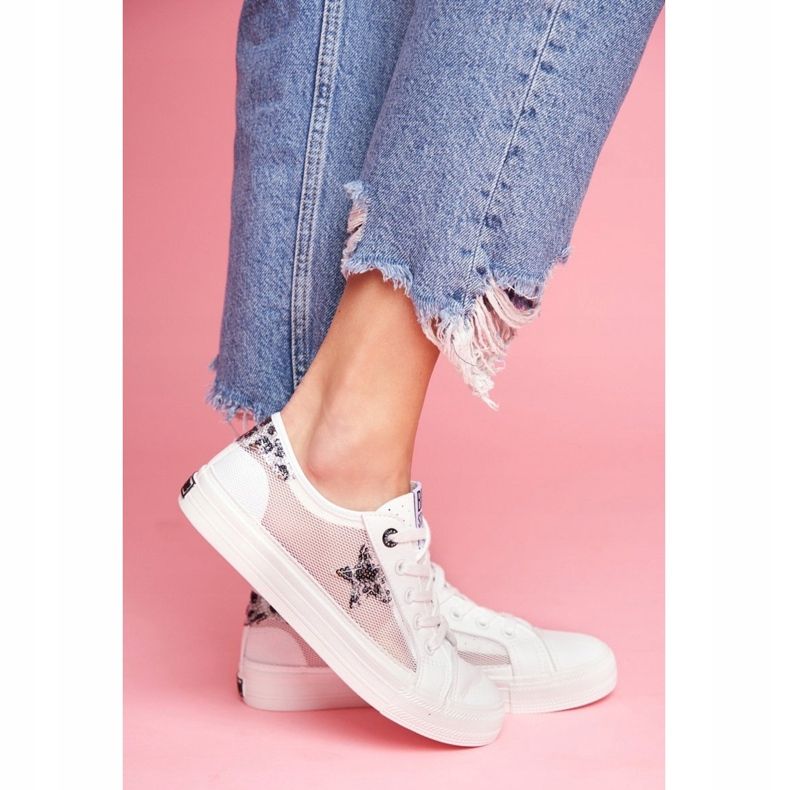 Dámské tenisky Big Star White FF274487 bílý 1