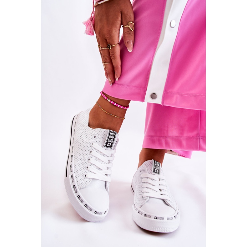 Dámské tenisky Big Star Openwork White FF274024 bílý 1