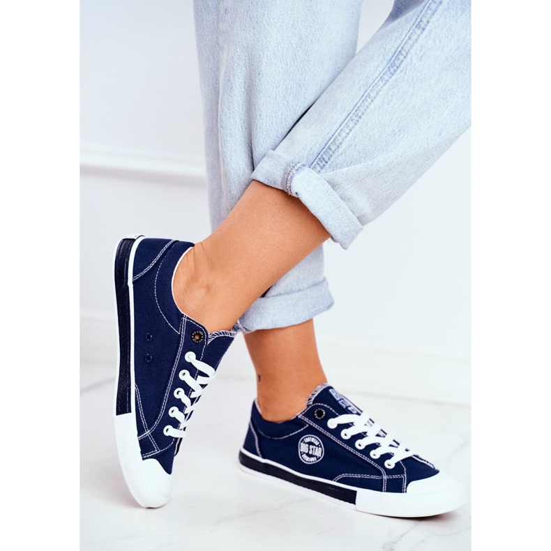 Dámské tenisky Big Star Navy Blue FF274229 námořnická modř 2