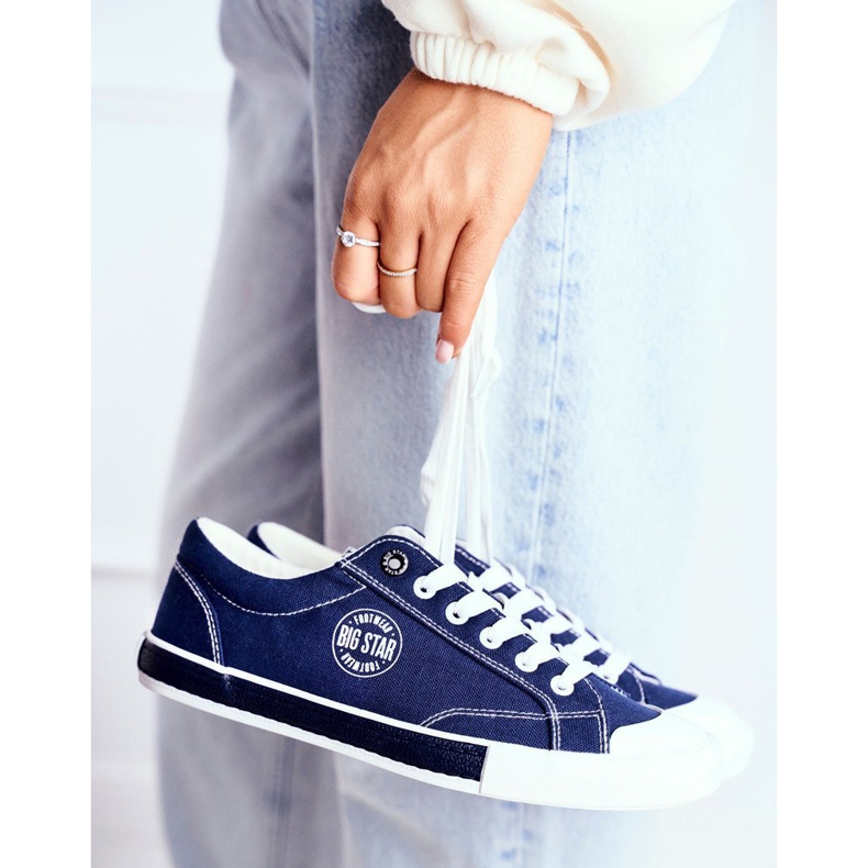Dámské tenisky Big Star Navy Blue FF274229 námořnická modrá 1