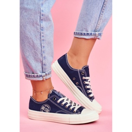 Dámské tenisky Big Star Navy Blue FF274125 námořnická modř 1