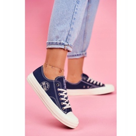 Dámské tenisky Big Star Navy Blue FF274125 námořnická modrá 2