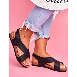 Dámské sandály Big Star černé FF274621 černá 2