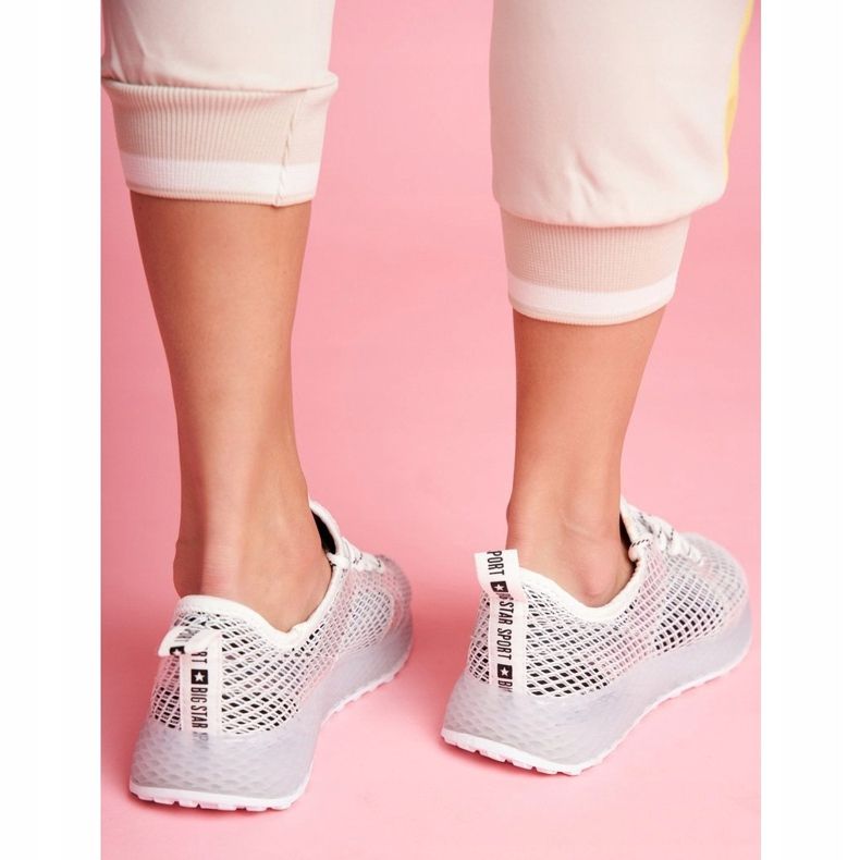 Dámské sportovní boty Big Star White FF274349 bílý 1