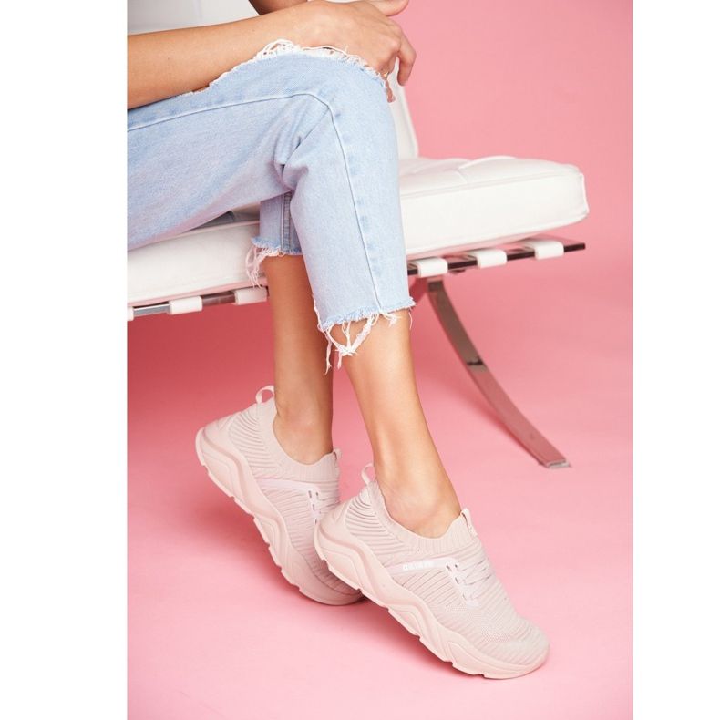 Dámské sportovní boty Big Star světle růžové FF274956 růžový 1