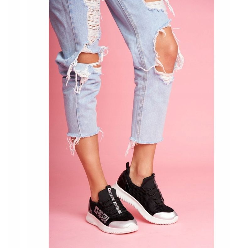 Dámské sportovní boty Big Star černé FF274A409 černá 1 Dámské sportovní boty Big Star černé FF274A409 černá 1