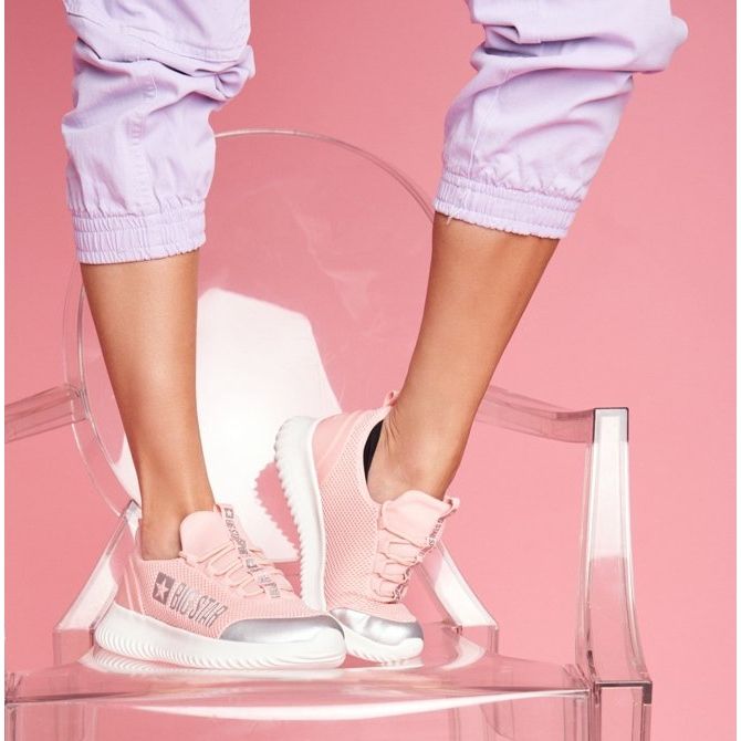 Dámské sportovní boty Big Star světle růžové FF274A413 růžový 2