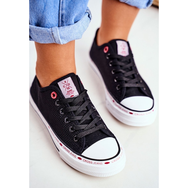 Dámské tenisky Cross Jeans Black Mesh FF2R4015C černý 1