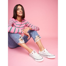 Dámské tenisky Cross Jeans White Mesh FF2R4016C bílý 1