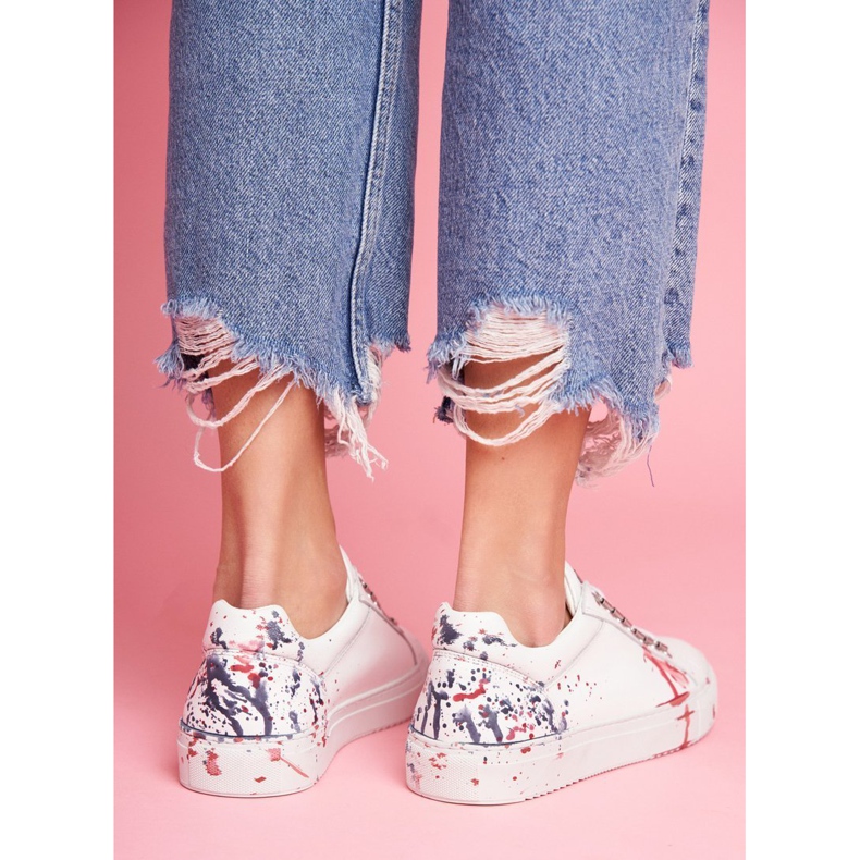 Dámské tenisky Bílá kůže GOE FF2N3027 bílý 1