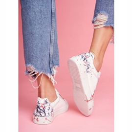 Dámské tenisky Bílá kůže GOE FF2N3027 bílý 2