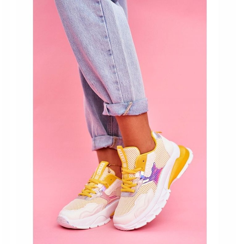 PS1 Dámské sportovní boty žluté Sportivo žlutá 2
