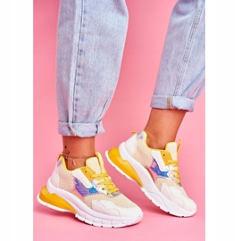 PS1 Dámské sportovní boty žluté Sportivo žlutá 1
