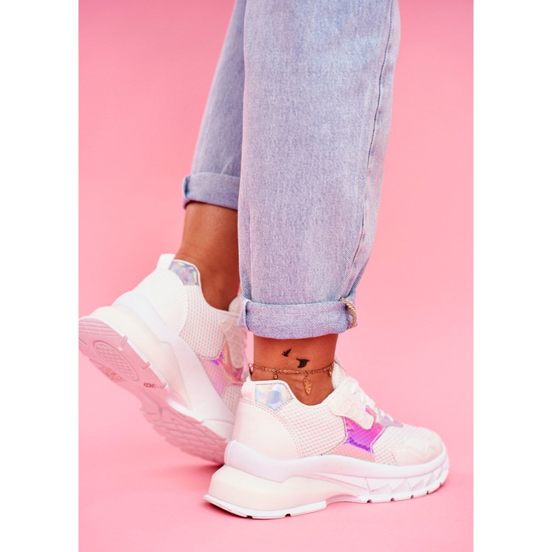 PS1 Dámské sportovní boty bílé Sportivo bílý 2