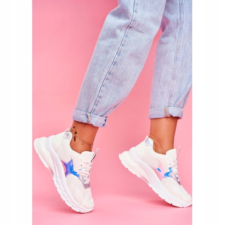 PS1 Dámské sportovní boty bílé Sportivo bílý 1