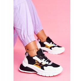 PS1 Dámské sportovní boty černé Sportivo černá 2