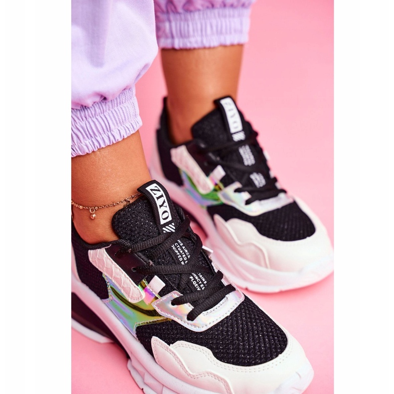 PS1 Dámské sportovní boty černé Sportivo černá 1