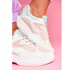 PS1 Dámské sportovní boty Barevný béžový pinner bílý 1