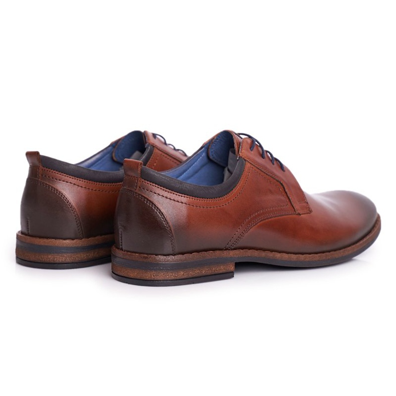 Pánská obuv Brogues Casual Nikopol Leather Brown 1726 hnědý 2
