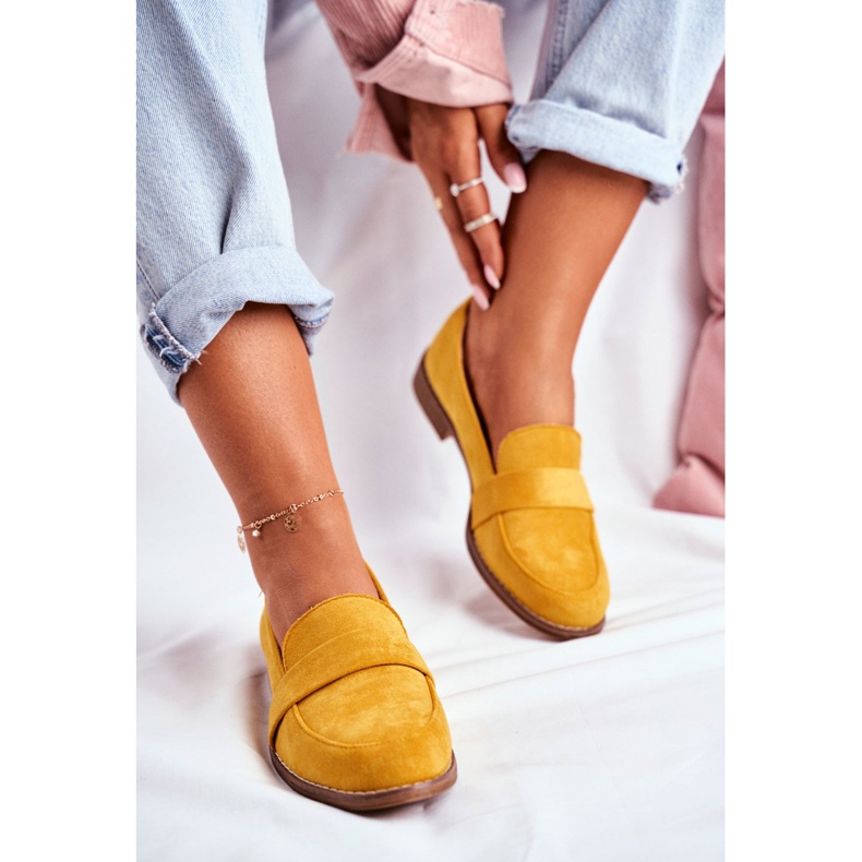 SEA Dámské semišové žabky Cintra žlutá 2