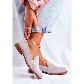 SEA Dámský brogues semiš šedá Cintra 1