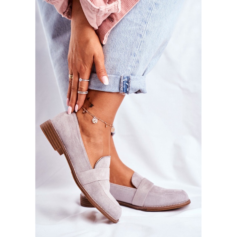 SEA Dámský brogues semiš šedá Cintra 1