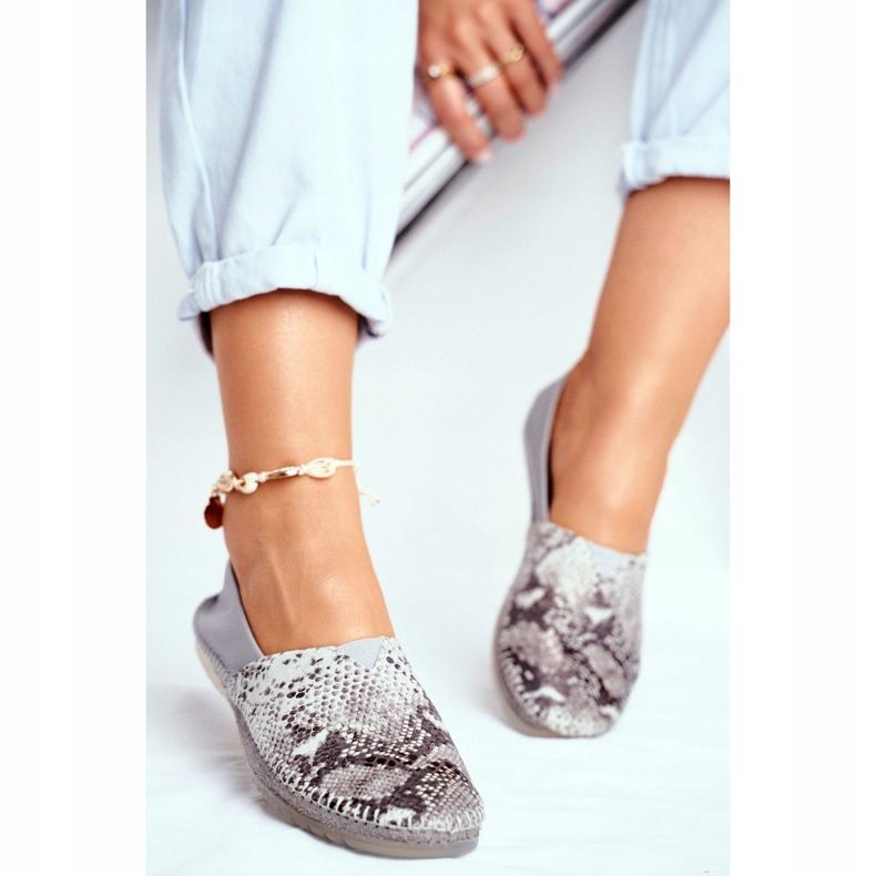 Dámské balerínky Maciejka kožené šedé 01930-66 / 00-0 šedá 2 Dámské balerínky Maciejka kožené šedé 01930-66 / 00-0 šedá 2