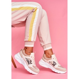 SEA Dámská sportovní obuv Glitter béžová Paloma béžový 2