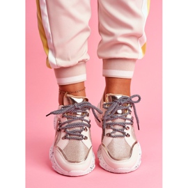 SEA Dámské sportovní boty Glitter béžové Vegas béžový 2