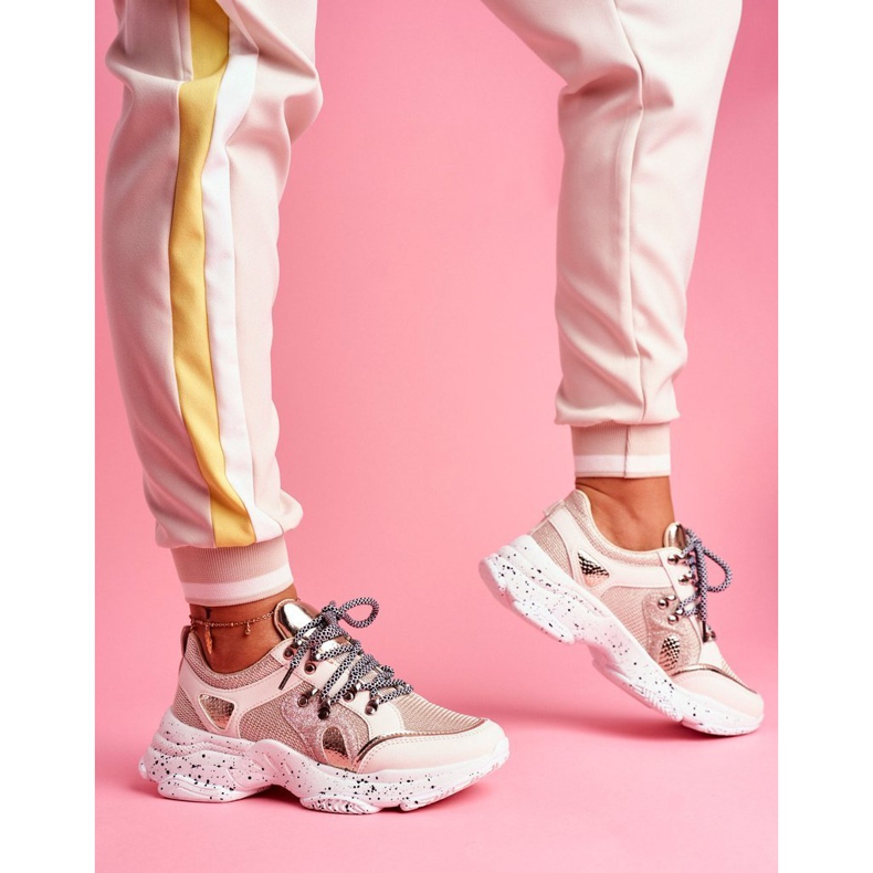 SEA Dámské sportovní boty Glitter béžové Vegas béžový 1