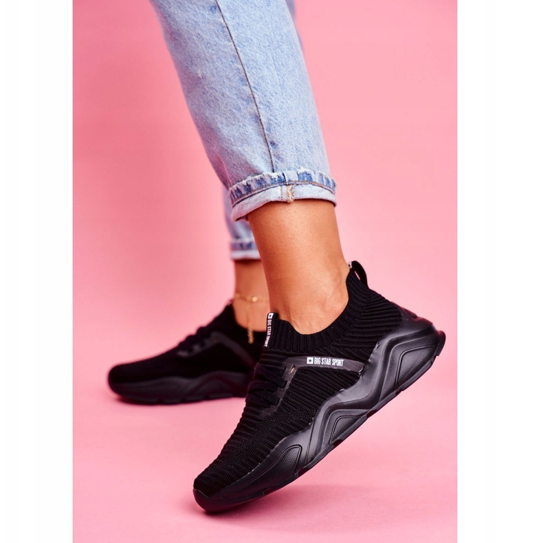 Dámské sportovní boty Big Star černé FF274955 černá 1