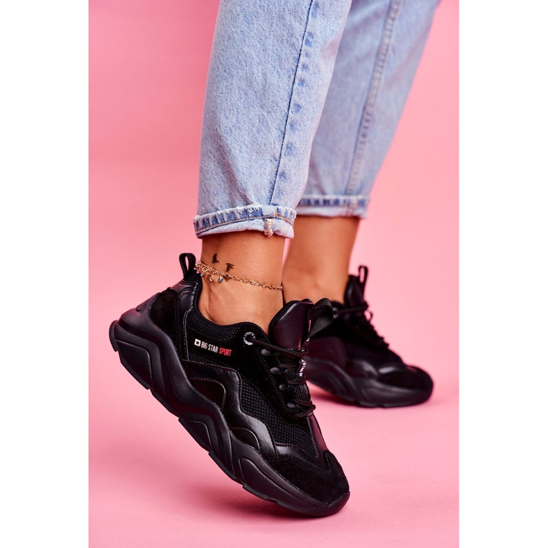 Dámské sportovní boty Tenisky Big Star černé FF274959 černá 1