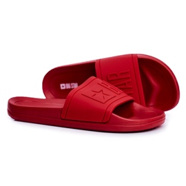 Pánské pantofle Big Star Rubber Red DD174689 červený 1