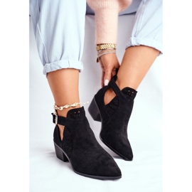 Bellucci Dámské jarní boty střihu Black Rita černý 1