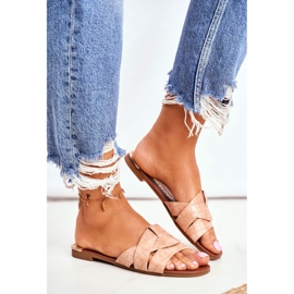 HAN Dámské pantofle Hadí kůže Růžová šance růžový 1 HAN Dámské pantofle Hadí kůže Růžová šance růžový 1