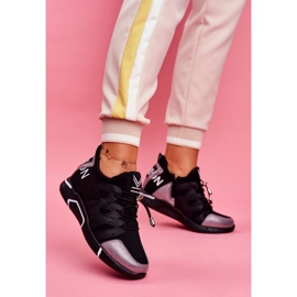 SEA Dámská sportovní obuv se zipem a manžetou, černošedá, terfinová černá 1