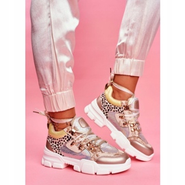 Moow Sportovní dámské boty Tenisky Totally Crazy béžový stříbrný vícebarevný 1 Moow Sportovní dámské boty Tenisky Totally Crazy béžový stříbrný vícebarevný 1