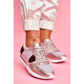 Moow Dámské sportovní boty Glitter Silver Velmi pěkné béžový vícebarevný žluť 1