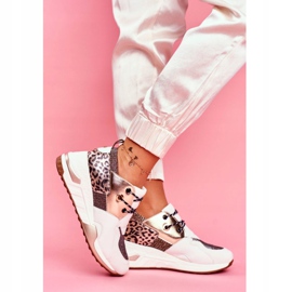 Moow Dámské sportovní boty Tenisky z bílého zlata Semper bílý vícebarevný žlutá 2