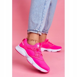 Dámské sportovní boty Tenisky Big Star Neon Pink FF274931 růžový 1 Dámské sportovní boty Tenisky Big Star Neon Pink FF274931 růžový 1